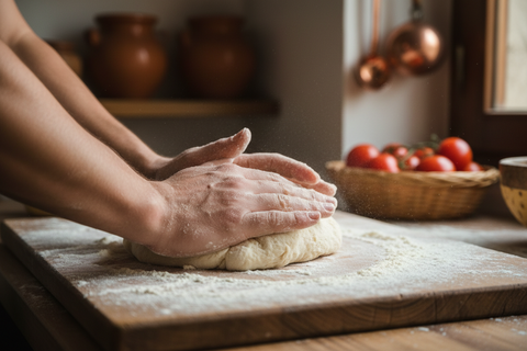 Pizza au filet mignon séché et burrata : recette gourmande