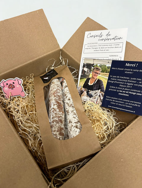 Coffret Cadeau - 4 Saucissons d'Auvergne à prix préférentiel