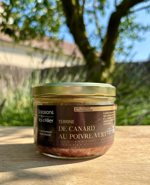 Terrine Canard au Poivre Vert