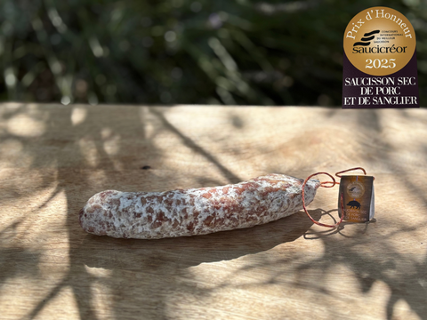 Saucissons au Gibier