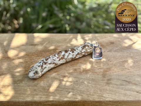 Saucisson aux Cèpes